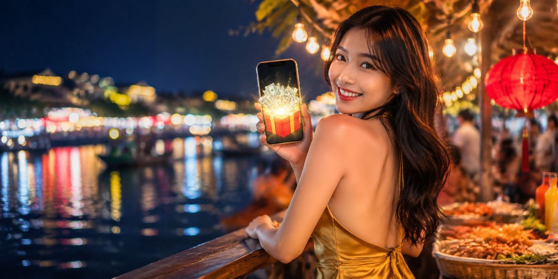 Không gian chợ đêm miền Tây gợi cảnh truy cập mobile sau giờ làm